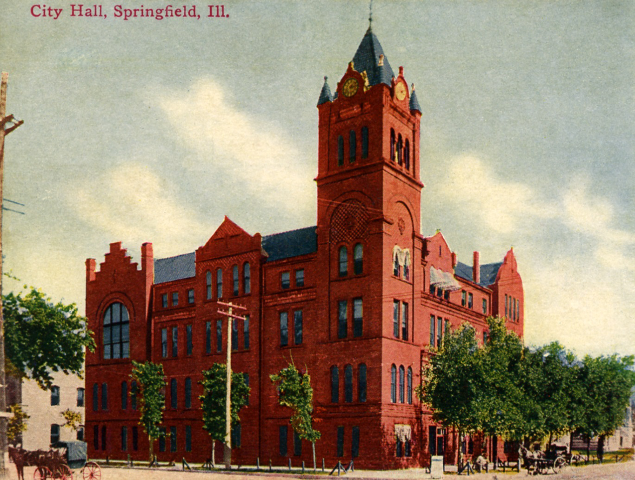 City Hall in Springfield, IL 1894