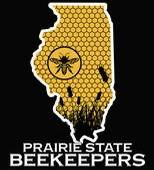 Logo for the Prairie State Beekeepers Association
