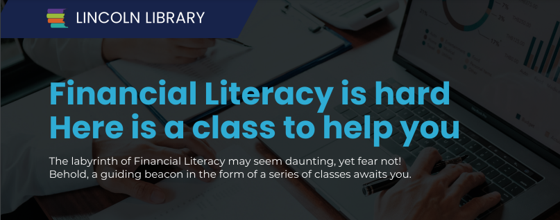 Financial literacy is hard! Here is a class to help you